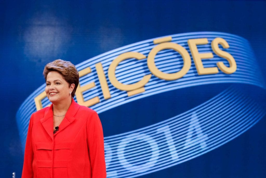 Rio de Janeiro - RJ, 24/10/2014. Dilma Rousseff durante o debate na TV Globo de 2º turno. Foto: Ichiro Guerra
