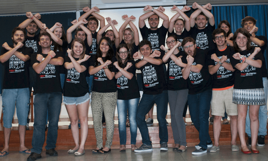 A equipe do TEDxBlumenau.