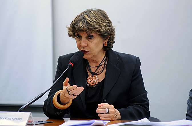 Deútada Erika Kokay Presidente da CPI (Lúcio Bernardo Jr/Câmara dos Deputados)