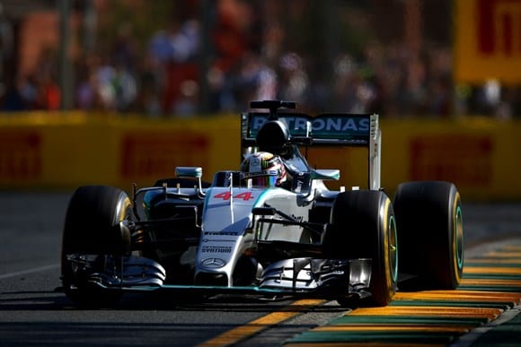 Mercedes de Hamilton, domínio da Austrália prevê-se ser bem mais contundente do que fora em 2014 (Getty Images)