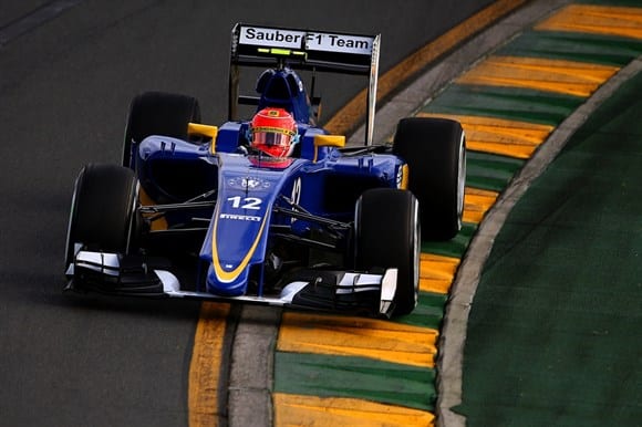 Felipe Nasr fez uma grande estreia. Pilotou sem errar e de forma medida, garantindo um bom quinto lugar (Getty Images)