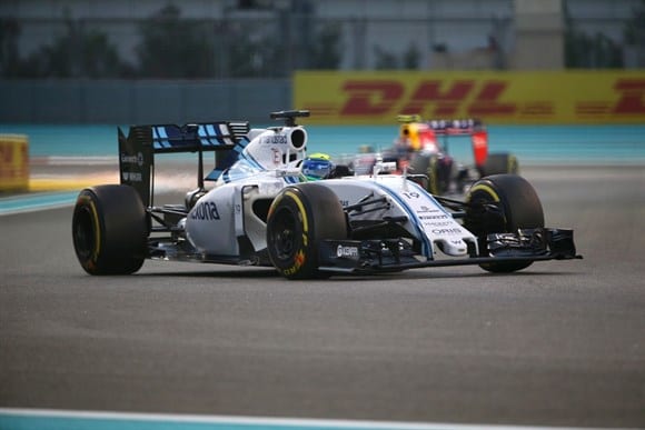 Massa teve corrida apagada, mas salvou o oitavo posto (posição que largou) com boas ultrapassagens (Getty Images)