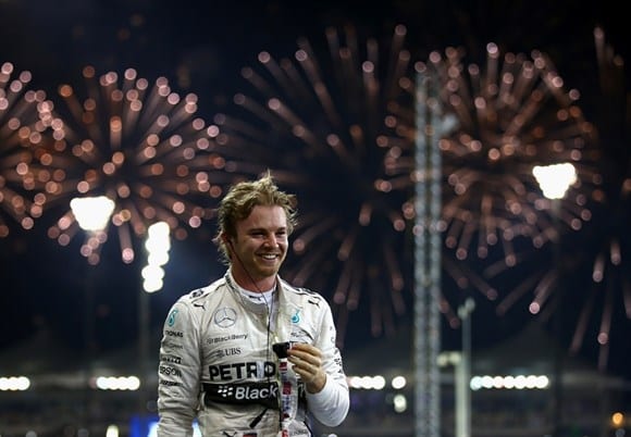 Rosberg: Vice-campeão, em alta e o último vencedor de 2015. Um ano para esquecer em matéria de emoção na F1 (Getty Images)