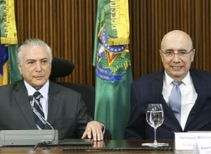 Presidente Michel Temer e o ministro da Fazenda, Henrique Meirelles durante reunião (Marcelo Camargo/Agência Brasil)