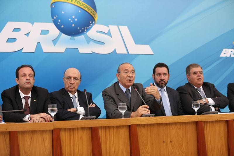 Brasília - Ministros e líderes do governo no Congresso anunciaram a pauta prioritária do governo, em coletiva no Palácio do Planalto (Fábio Rodrigues Pozzebom/Agência Brasil)
