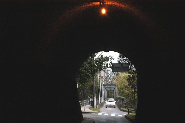Túnel na Ponte de Ferro - foto de Marcelo Martins