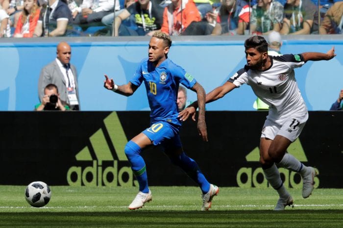 Neymar Jr. no jogo Brasil e Costa Rica (Henry Romero - REUTERS)