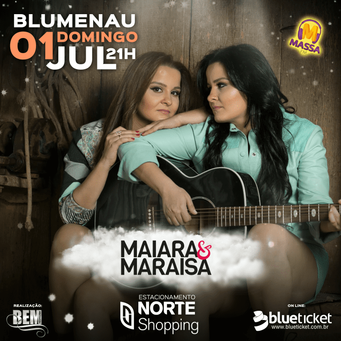 ​Norte Shopping recebe show de Maiara & Maraísa em julho