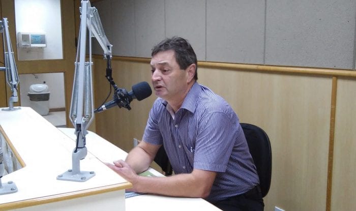 Marcos Inácio Ruediger em entrevista (Rádio Nereu Ramos)