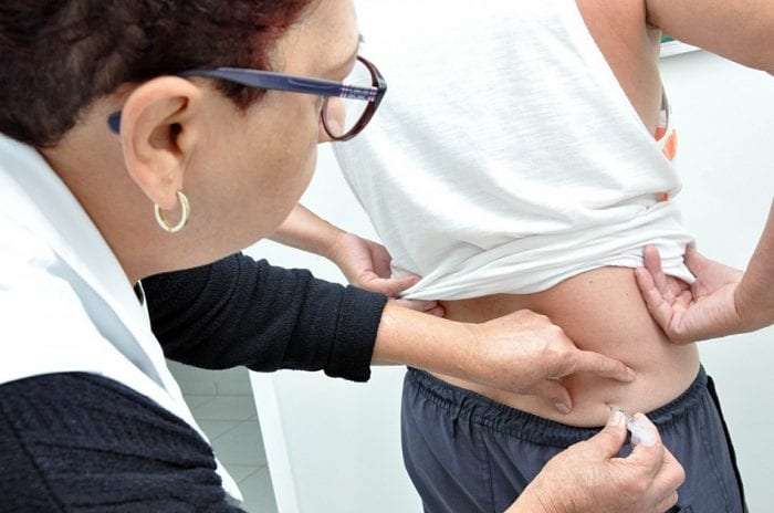 Vacinação em unidade de saúde de Blumenau - foto de Eraldo Schnaider