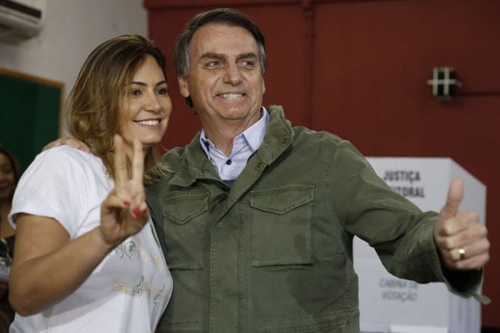 Michelle e Jair Bolsonaro (Tânia Regô/Agência Brasil/Agência Brasil)