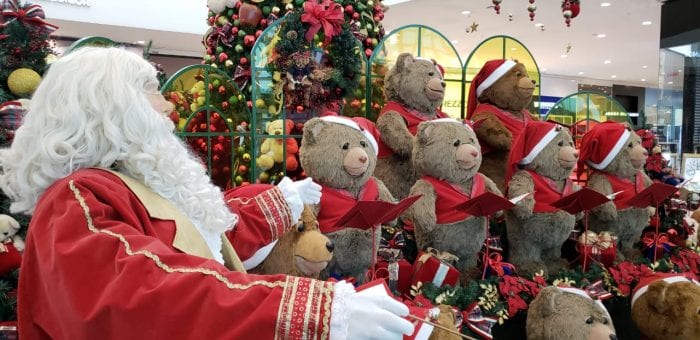 Papel Noel chega ao Norte Shopping e Neumarkt