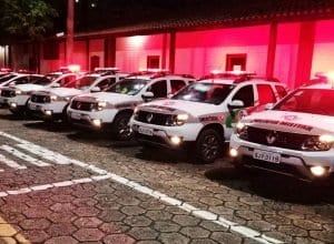 Nove viaturas entregues ao 10º Batalhão de Polícia Militar em Blumenau