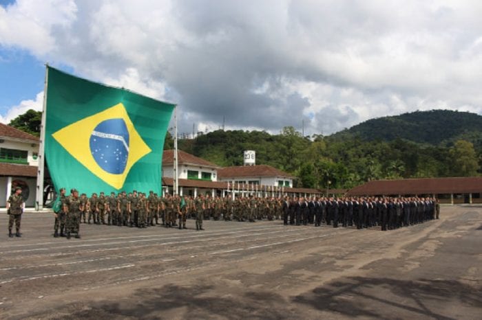 Cerimônia no 23º Batalhão de Infantaria - foto do Exército Brasileiro