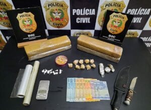 DIC apreende drogas - foto da Polícia Civil