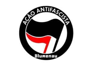 Logotipo criado por grupo antifascista de Blumenau