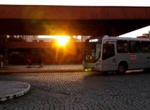 Ônibus do transporte coletivo de Blumenau - foto de Marcelo Martins