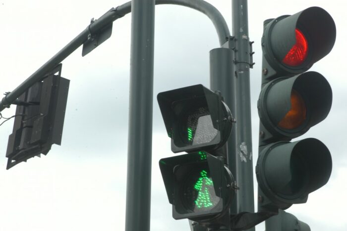 Semáforo de sinalização em Blumenau - foto da Prefeitura