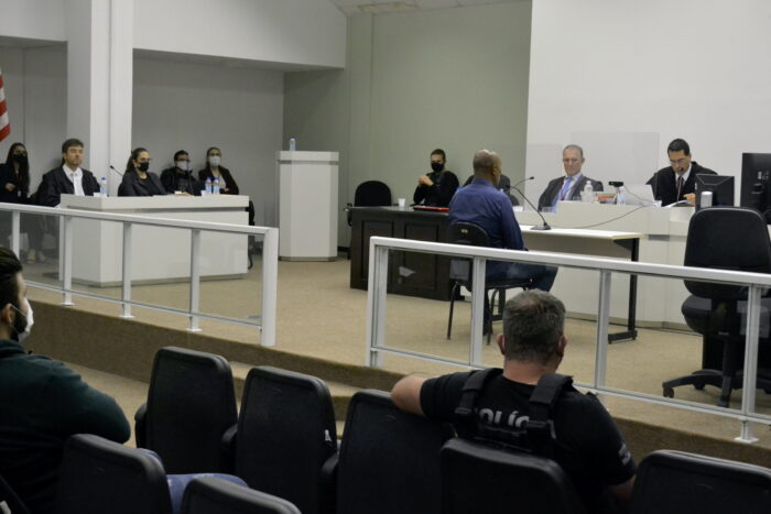 Tribunal do Júri de Carlos Erasmo Luiz dos Santos - foto da Comarca de Blumenau