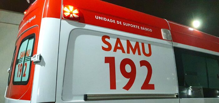 Viatura do Serviço de Atendimento Móvel de Urgência (Samu) - foto de Filipe Rosenbrock