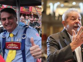 Jair Bolsonaro e Lula - fotos de Giovanni Silva e Ricardo Stuckert