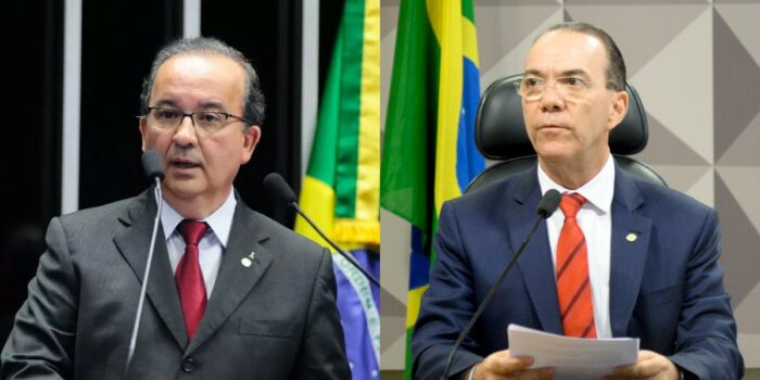 Jorginho Mello (PL) e Décio Lima (PT)