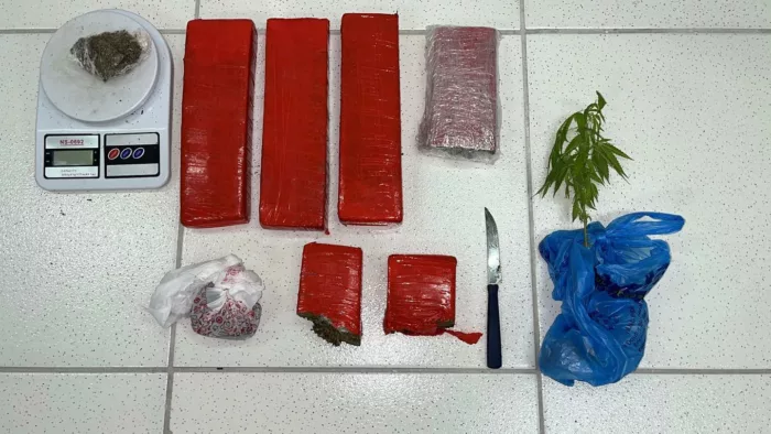 Drogas e materiais apreendidos no Salto do Norte - foto da Polícia Civil