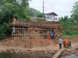 Nova ponte no bairro Progresso
